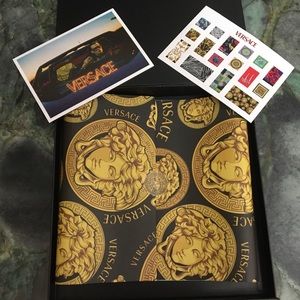 Versace gift box, Versace shopping bag